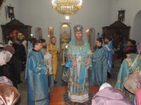 Всенощное бдение в Покровском кафедральном соборе г. Урюпинска.