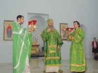 Епископ Елисей возглавил торжества праздника Входа Господня в Иерусалим в г. Урюпинске.