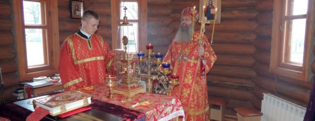 Служение епископа Елисея в субботы Светлой седмицы.