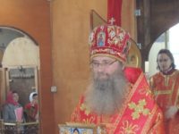 Служение епископа Елисея в четверг Светлой седмицы.