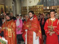 Праздничное пасхальное богослужение в Храме Святаго Духа Утешителя, города Жирновск.