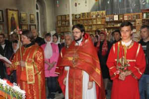 Праздничное пасхальное богослужение в Храме Святаго Духа Утешителя, города Жирновск