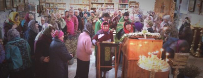 Праздничное всенощное бдение в храме Святого Духа Утешителя.