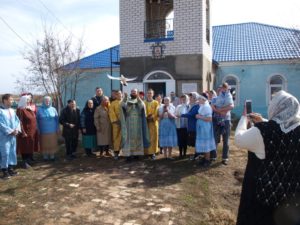 Божественная Литургия в храме Покрова Пресвятой Богородицы с. Солодча