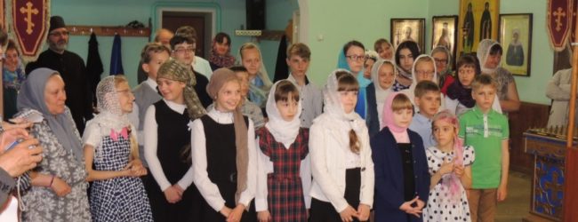 В Урюпинской епархии прошей 1-й Епархиальный конкурс чтецов на церковно-славянском языке.