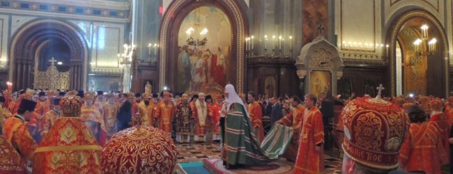 Глава Урюпинской епархии Владыка Елисей принял участие в праздновании дня памяти святых равноапостольных Мефодия и Кирилла в Москве.