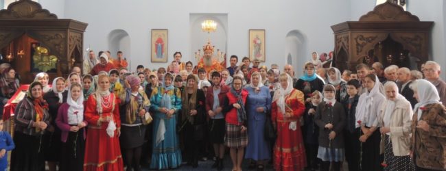 Служение епископа Елисея в 3-ю неделю по пасхе. Жен Мироносиц.