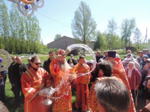 Служение епископа Елисея в день памяти Вмч. Георгия Победоносца.