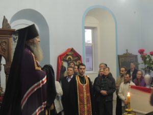 Служение епископа Елисея в канун 4-й недели по Пасхе.