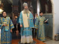 Божественная литургия в Покровском кафедральном соборе г. Урюпинска.