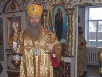 Божественная литургия в храме Архангела Михаила ст. Добринская.