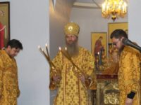 Божественная литургия в Покровском кафедральном соборе г. Урюпинска.