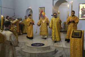 Всенощное бдение в Покровском кафедральном соборе г. Урюпинска