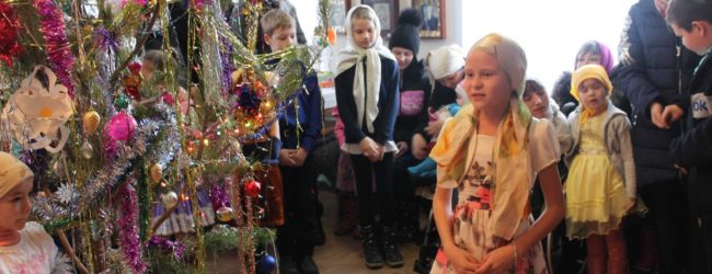 Рождественская елка в храме Святителя Николая станицы Усть-Хоперской.