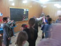 Рождественская елка в воскресной школе Еланского храма Сошествия Святого Духа.