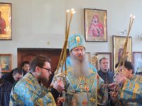 Божественная литургия в Гусёвском женском монастыре в честь Ахтырской иконы Божией Матери.