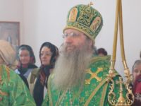Божественная литургия в храме прп. Исаака Сирина г. Новоаннинского.