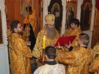 Всенощное бдение в храме Покрова Пресвятой Богородицы х.Ветютнев.