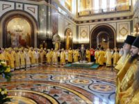 Девятая годовщина интронизации Святейшего Патриарха Кирилла в Храме Христа Спасителя.