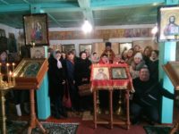 Праздничная Божественная литургия в храме Вмч. Феодора Стратилата в х. Теркин.
