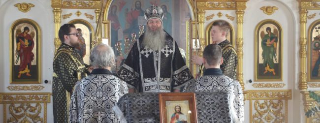 Служение епископа Елисея в среду 1-й седмицы Великого поста.