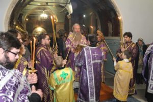 Всенощное бдение в канун 1-й недели Великого поста в Покровском соборе г. Урюпинска
