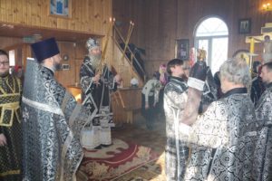 Литургия Преждеосвященных Даров в Михайловке.