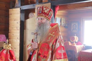 Божественная литургия в храме св. Вениамина Петроградского и Владимира в х.Черкесовском (Бударино)