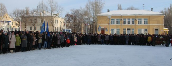 В день 75-й годовщины великой победы в Сталинградской битве в г. Жирновске состоялся митинг.