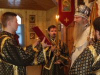 Вечернее богослужение с чином Пассии в храме Покрова Пресвятой Богородицы х.Ветютнев.