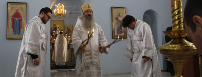 Божественная литургия в кафедральном соборе Покрова Пресвятой Богородицы г.Урюпинска.