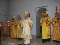 Служение епископа Елисея в канун 16-й недели по пятидесятнице.
