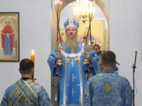 Служение епископа Елисея в день памяти Апп. от 70-ти Филимона и Архиппа.