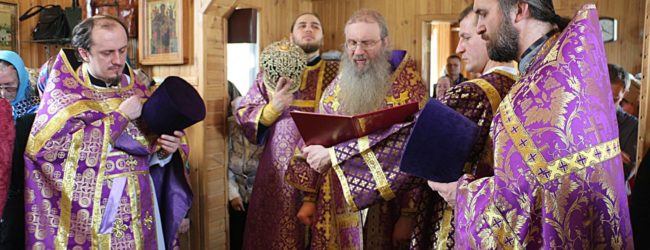 Божественная Литургия свт. Василия Великого в храме в честь прп.Агапита Киево-Печерского г. Михайловка.