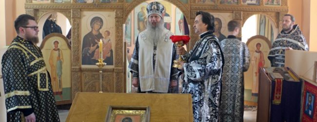 Литургия Преждеосвященных Даров в храме в Покрова Пресвятой Богородицы, пос. Панфилово.