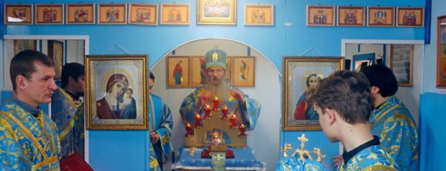 В неделю 4-ю Великого поста, Благовещение Пресвятой Богородицы.