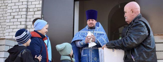 Благовещение Пресвятой Богородицы в храме Рождества Христова г. Урюпинска.