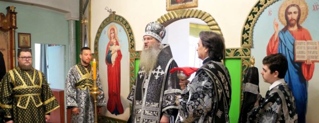 Божественная Литургия Преждеосвященных Даров в храме Прп. Сергия Радонежского.