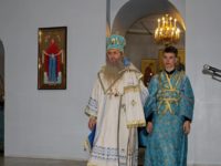 В канун субботы 5-й седмицы Великого поста, праздника Похвалы Божией Матери (Субботы Акафиста).