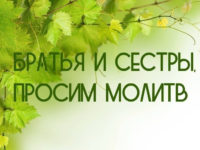 Просим молитв!