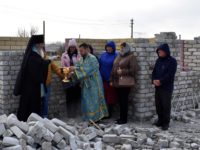 Закладка храма в х. Самолшинском