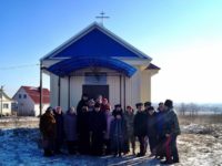 Первая Литургия в новом храме