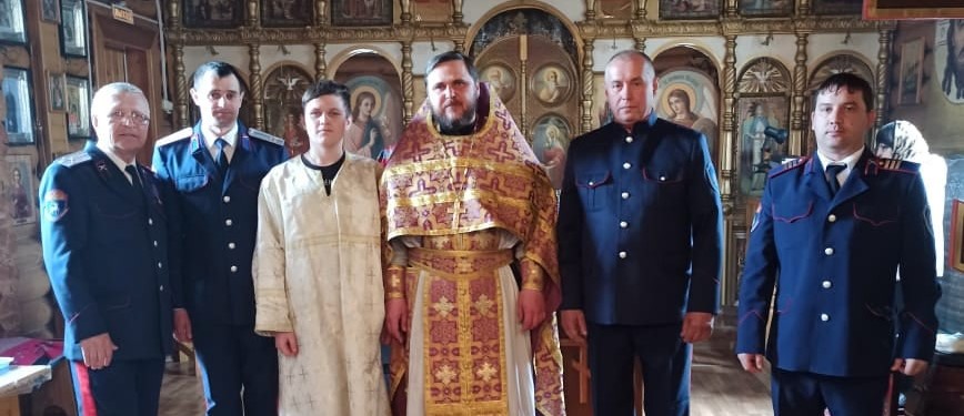 Встреча с казаками в х. Зимняцком