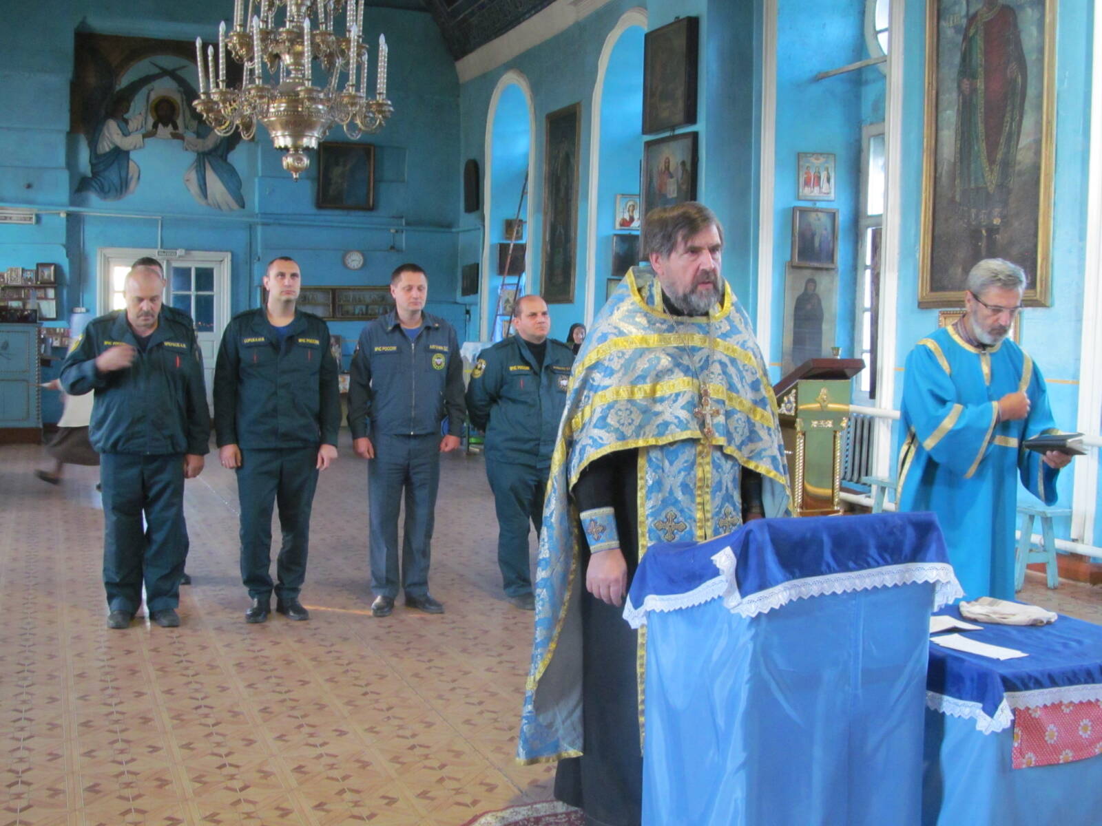 Молебны для пожарных