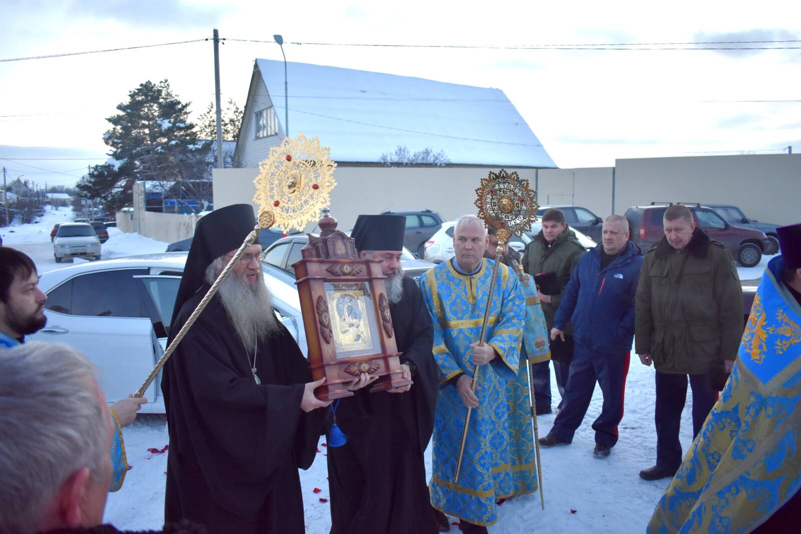 Встреча обновлённой Урюпинской иконы Божией Матери