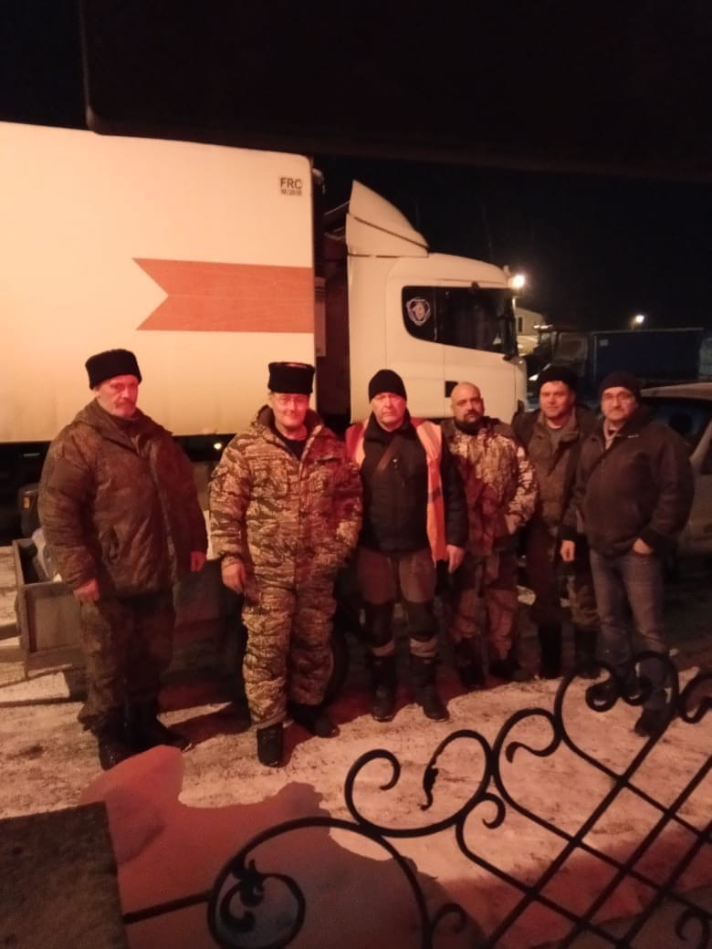 Казаки доставили гуманитарную помощь мирным жителям Украины