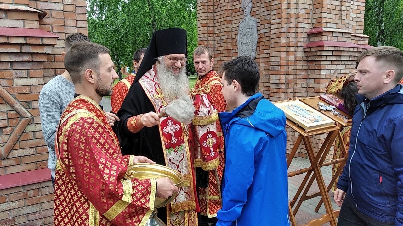 Молебен перед экзаменами для учащих и учащихся