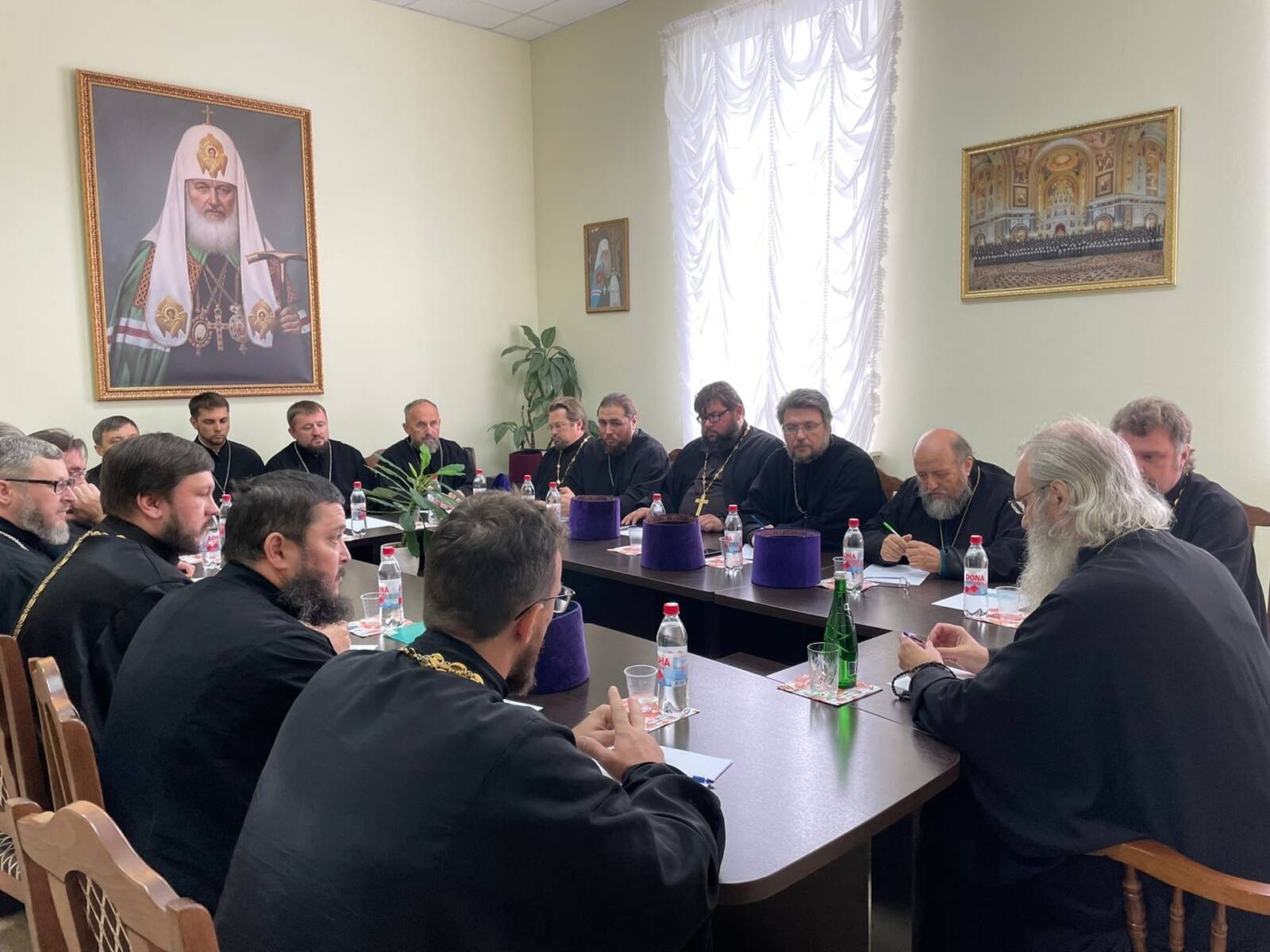 Заседание духовников казачьих юртов и оформляющих казачьих школ Урюпинской епархии