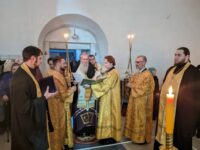 Всенощное бдение в Покровском кафедральном соборе г. Урюпинска.