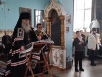 В четверг первой седмицы Великого поста епископ Елисей совершил Великое повечерие с чтением Великого покаянного канона прп. Андрея Критского в храме Рождества Пресвятой Богородицы г. Фролово.
